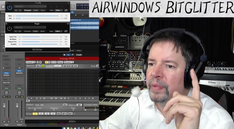 Airwindows verschenkt BitGlitter - ein Hardware-ähnlicher Bit- und Auflösungs-Crusher als VST