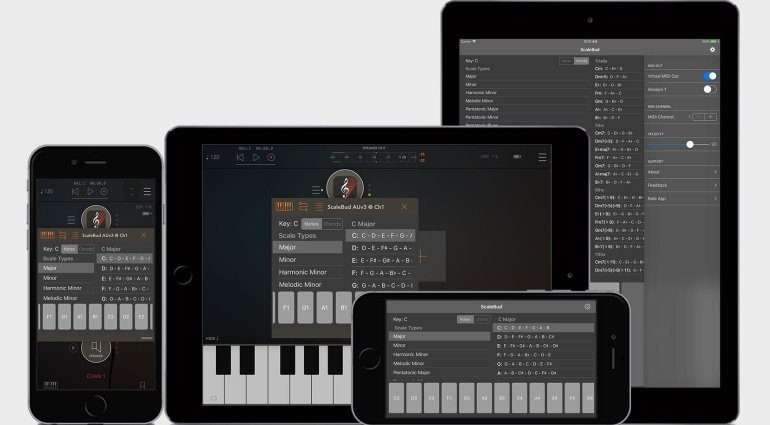Cem Olcay ScaleBud sorgt auf iOS für die richtigen Noten und Harmonien