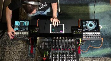 DJ Setup mit drei iPads und Patterning 2