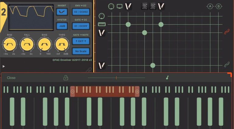 FAC Envolver - Hüllkurven Generator aus Audiostreams