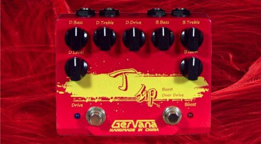 Gervana Ding Mao Boost and Overdrive pedal