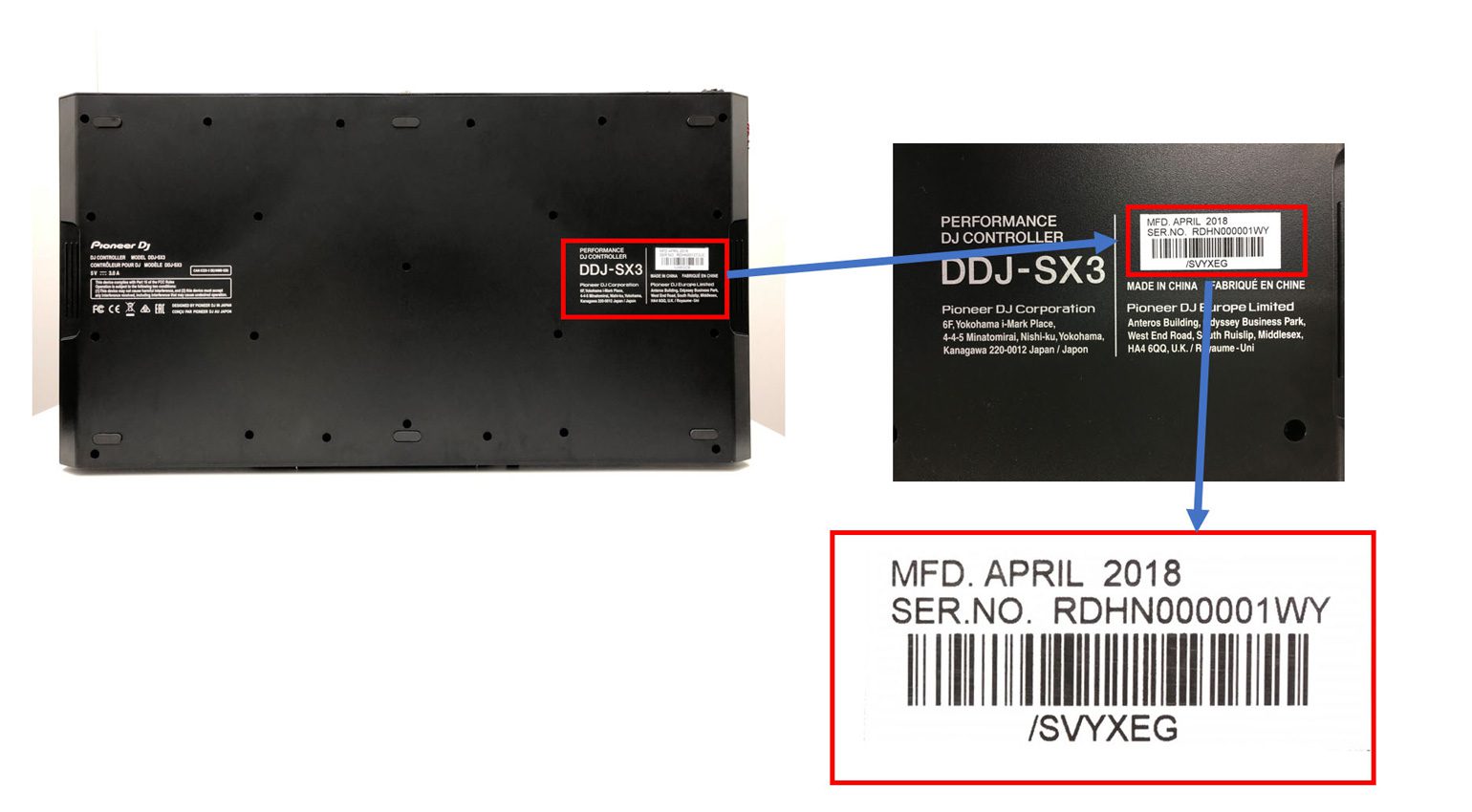 Pionner DJ DDJ-SX3 fehlerhaftes Modell