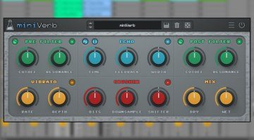 AudioThing miniVerb - ein 8-Bit Chiptune Echo Reverb VST