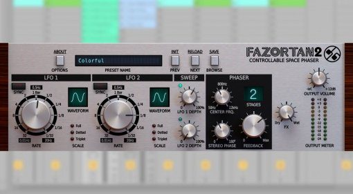 D16 Fazortan 2 - Update des kontrollierbaren Space Phaser Plug-ins angekündigt