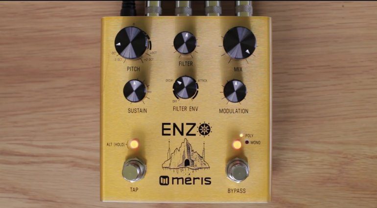 Enzo Meris Synthesizer Effekt Pedal Front
