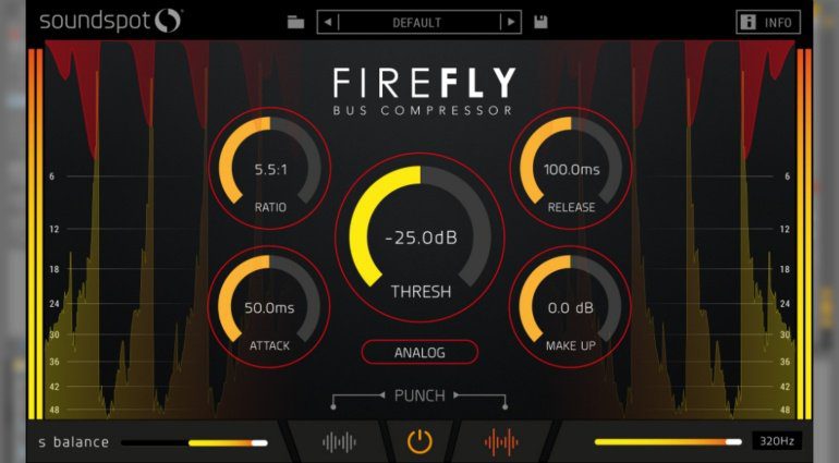SoundSpot veröffentlicht FireFly Bus-Kompressor-Plug-in