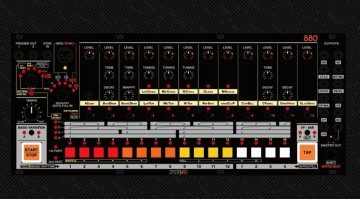 system80 880 TR808 Rack