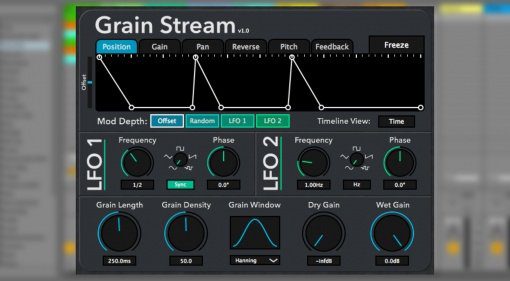 Will Savin veröffentlicht mit Grain Stream ein granulares Delay Plug-in mit Extras