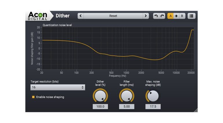 Acon Digital Mastering Suite Dither