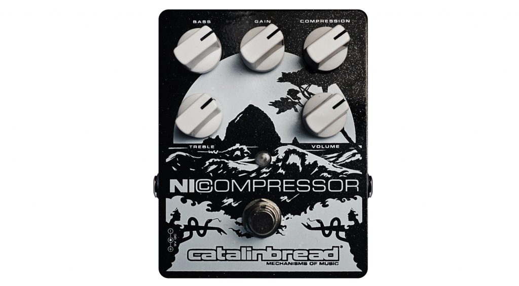 Der Catalinbread NiCompressor in Black & Silver.