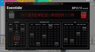 Eventide SP2016 Reverb Time Machine