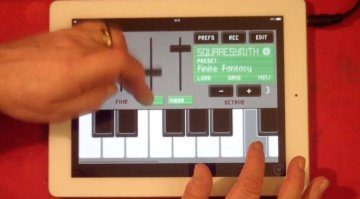 Arcade Game Sounds auf dem iPad mit SquareSynth 2