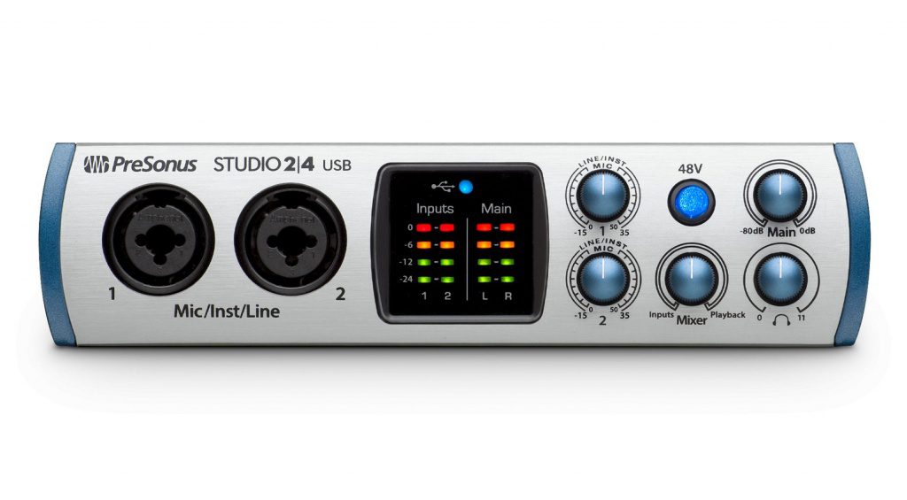 Presonus Studio 24 Audiointerface USB-C Front