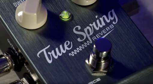 Source Audio True Spring Effekt PEdal Reverb Front