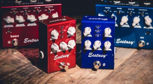 Bogner Ecstasy Mini Red Blue PEdal Effekt OVerdrive distortion