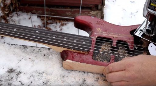Darell Braun Youtube Gitarre Stratocaster zersaegen Sustain Test