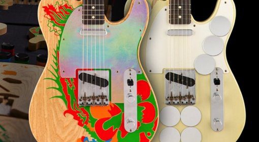 Fender-Jimmy-Page-Mirrored-and-Dragon-Telecasters-Masterbuilt-by-Paul-Waller