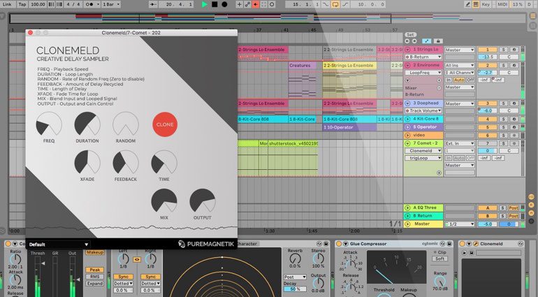 Puremagnetik Clonemeld - Delay Sampler mit Phrasen-Manipulation