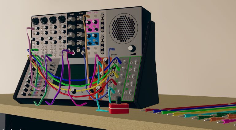 Ein Videospiel mit einem virtuellen Modular System? Das ist Synthmulator