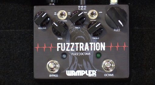 Wampler Fuzzstration Octave Fuzz Effekt Pedal Front