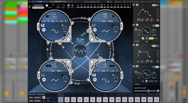 Frequenz Modulation in komplexer Einfachheit - Waves veröffentlicht Flow Motion FM Synth