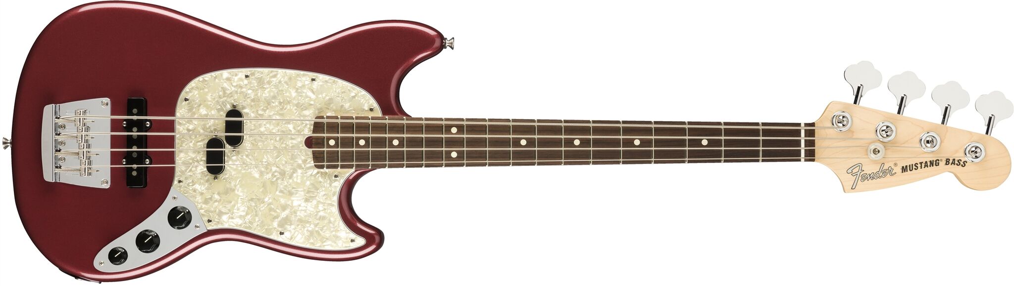 Fender American Performer Series Mustang Bass Red