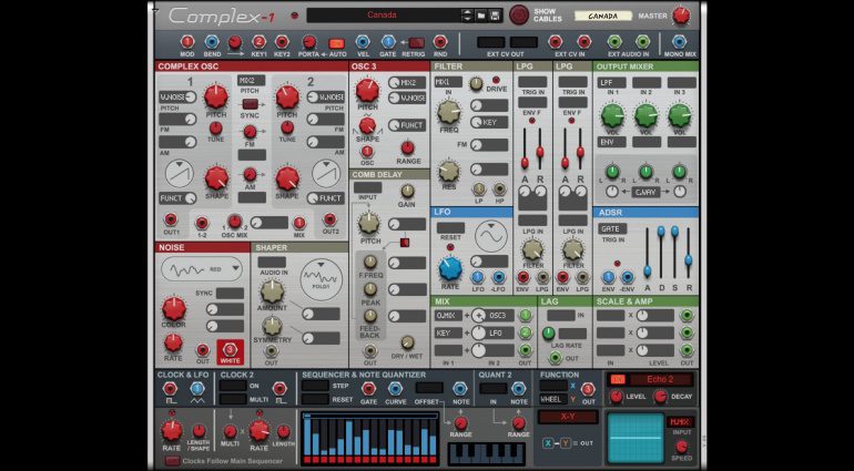 Reason wird noch modularer mit dem Synthesizer Complex-1