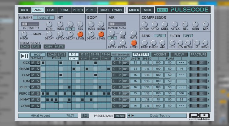 PulseCode bringt euch die Drum-Sounds der Retro-Maschinen zurück