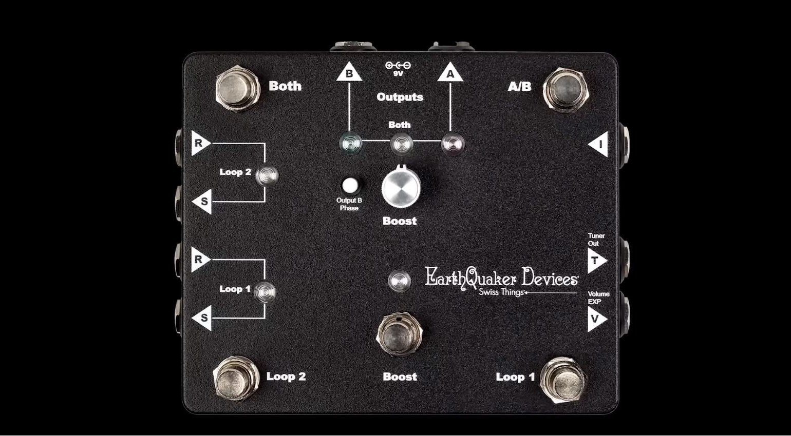Earthquaker Devices Swiss Things Pedal Looper Buffer Booster ABY