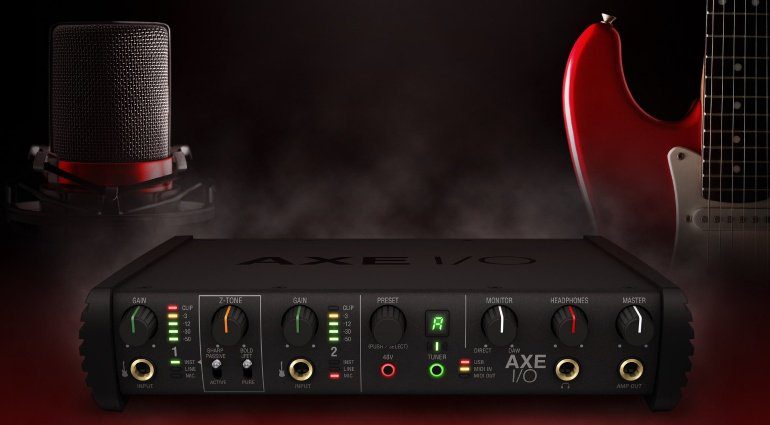 IK Multimedia AXE IO USB Audiointerface Gitarre JFET