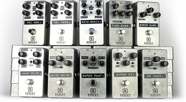 Keeley-Limited-Edition-X-Pedals-range