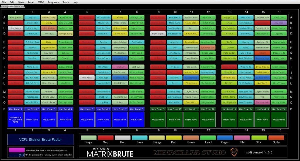 Matrixbrute Editor Librarian