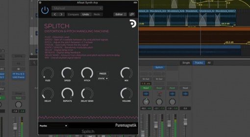 Puremagnetik Splitch vereint Distortion und Pitch-Mangling in einem Plug-in