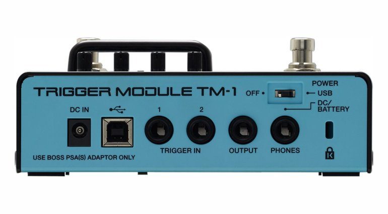 Roland TM-1 Drum Trigger-Modul Rückseite