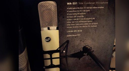 Warm Audio WA 251 Roehren Mikrofon Telefunken Nachbau Kopie