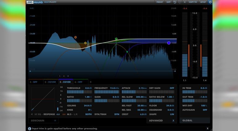 DMGAudio präsentiert mit Multiplicity einen modernen dynamischen EQ