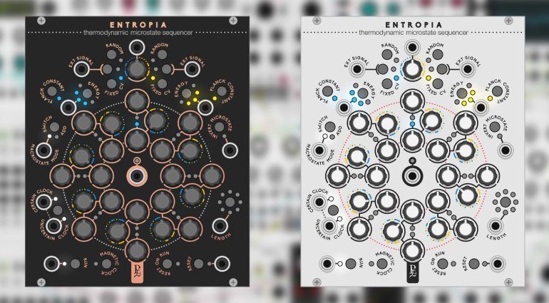 Geodesics Entropia - ein thermodynamischer Microstate Sequencer für VCV Rack - kostenlos!