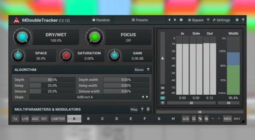 Melda Production erweitert mit MDoubleTracker die Stereobreite eurer Sounds