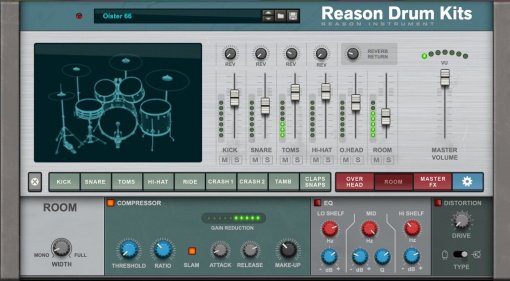 Reason Drum Kits bringt Rock'n'roll in die DAW