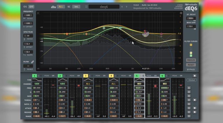 TBProAudio dEQ6 V2.0 - der dynamische Equalizer wird zwei