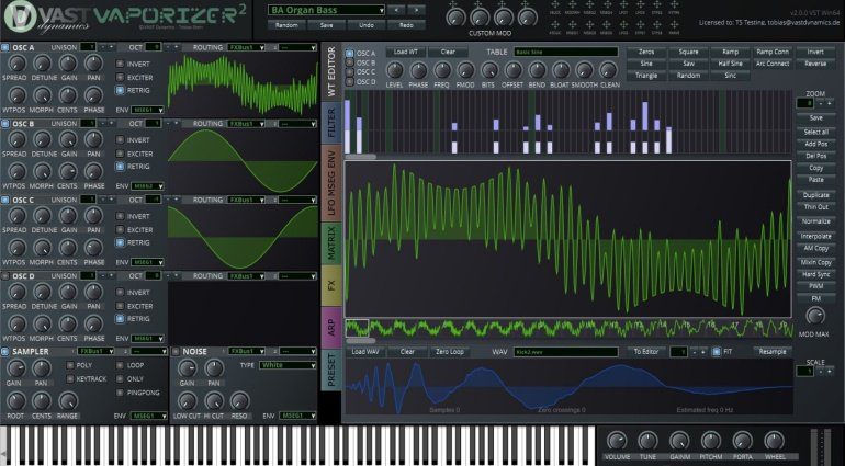 VAST Dynamics Vaporizer2 - ein ausgewachsener hybrider Wavetable Synthesizer zum Schnäppchenpreis