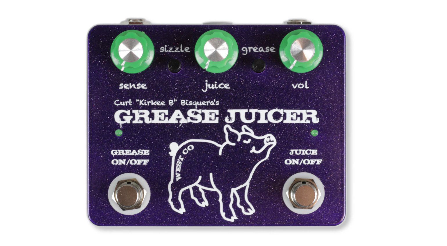 West Co Pedals Grease Juice Fuzz Envelope Filter Pedal Effekt Gitarre