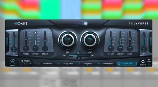 Polyverse präsentiert Comet - ein Reverb Plug-in mit besonderen Eigenschaften