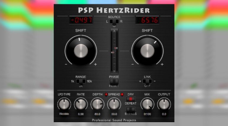 PSP Audioware HertzRider - ein Frequenz Shifter zum Tunen von unharmonischen Klängen