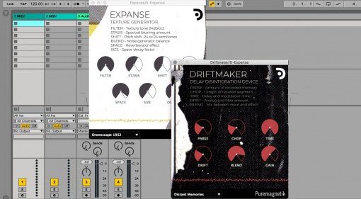 Puremagnetik verschenkt uns mit Expanse und Driftmaker zwei coole Mangling Plug-ins