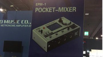 Eno music co ltd Pocket Mixer EPM-1 Musikmesse 2019 aufsteller