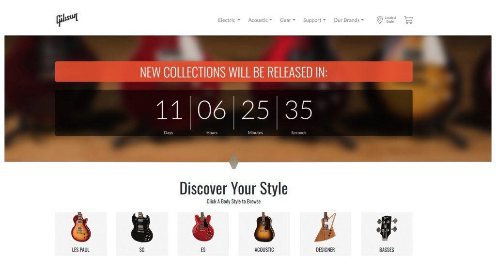 Gibson 2019 Kollektion Countdown