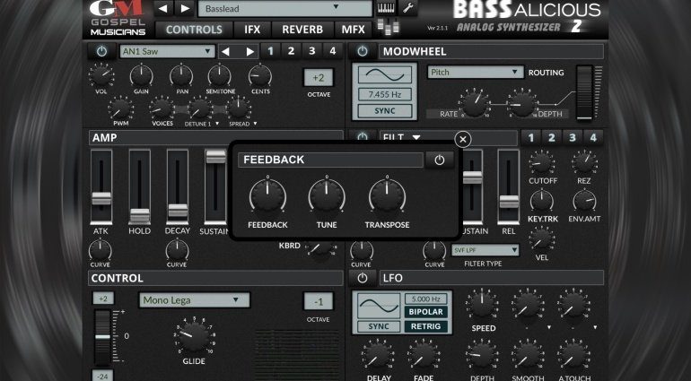 Gospel Musicians veröffentlicht Bass Synthesizer BASSalicious 2 für iOS