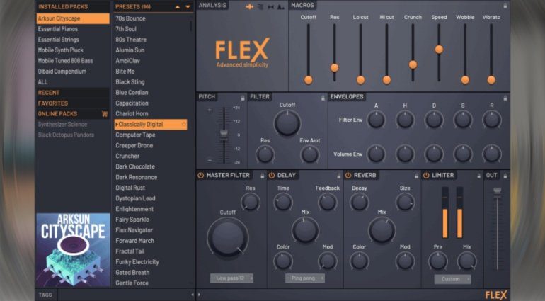 Image-Line FL Studio Beta 20.1.2 enthält neuen FLEX Synthesizer