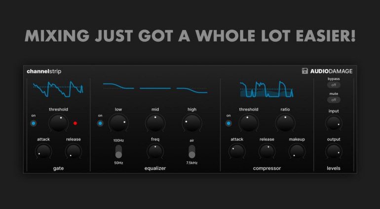 Audio Damage ChannelStrip und das Mixen auf dem iPad wird einfacher